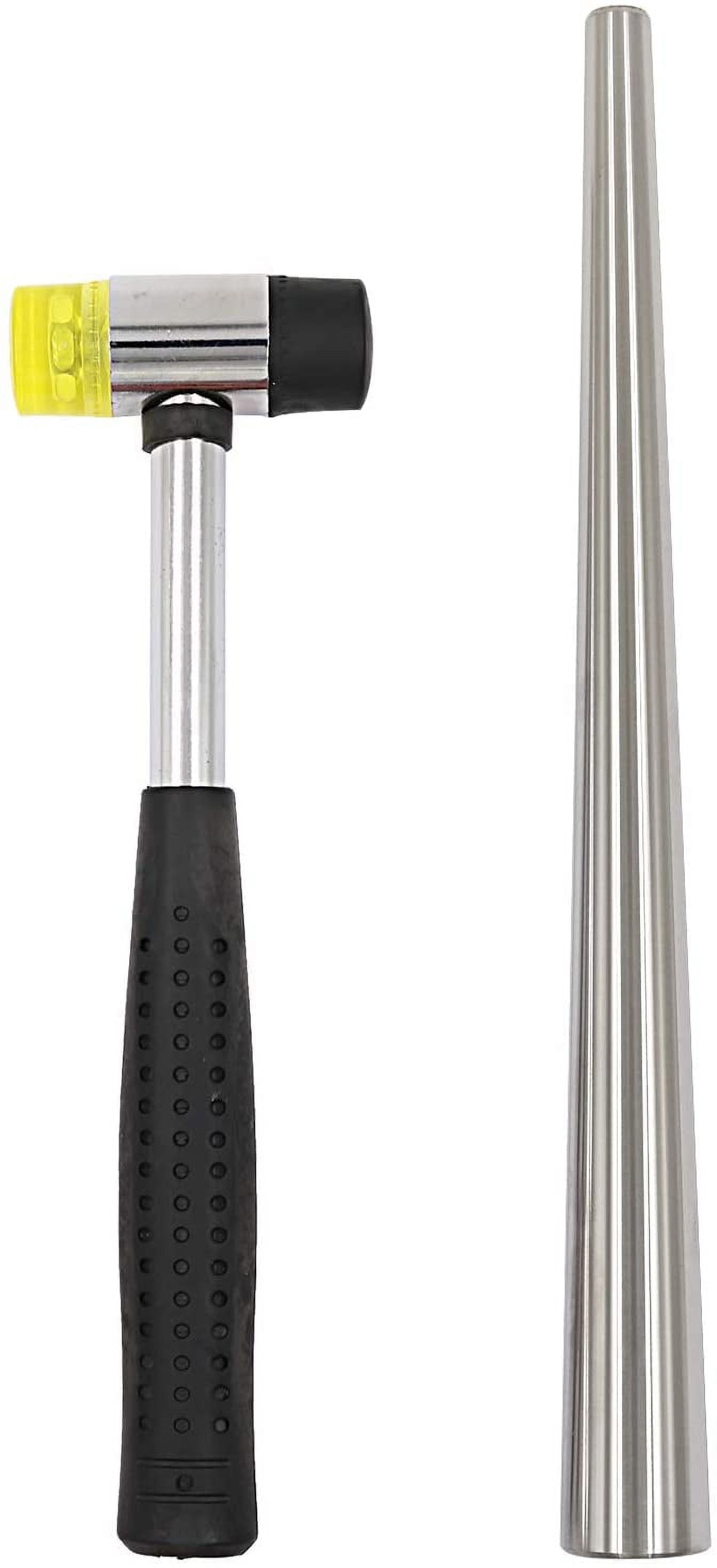 Ring Sizer Measuring Tool 11 Pcs Ring Making Kit, Ring Mandrel, Rubber Jewelers