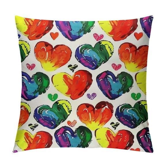 PHYHOO LGBTQ Throw Pillow Cover, Transgender Bisexual Party Cushion Case for Sofa Couch