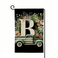 thumbnail image 1 of PHYHOO Letter B Garden Flag Double Sided Outside, Truck Buffalo Plaid Garden Flag Family Last Name Yard Flags Small Burlap Garden Flag Vertical Farmhouse Yard Outdoor Decorations White, 1 of 6