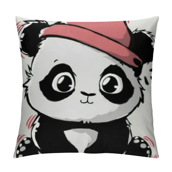 PHYHOO Lovely Butt Reversible Throw Pillow Covers,Home Bedroom Living Room Kids Room Decor Funny Quotes Pillow Case, Kids Students Girls Gifts,Pillowcase White