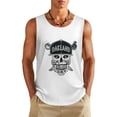 thumbnail image 1 of PHYHOO Men Day of The Dead Sugar Skull Oakland and Vegas Tank Top M, 1 of 5