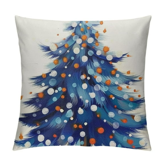 PHYHOO Merry Christmas Throw Pillow Covers,Holiday Cushion Case for Sofa Couch
