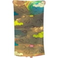 thumbnail image 1 of PHYHOO Oversized Microfiber Sand Free , Weather Pool Towels for Adults Travel Towel for Gym Yoga Camp Swim 30x60in, 1 of 8