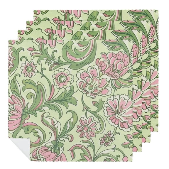 PHYHOO Party Cloth Napkins Dinner Table Napkins, Washable Reusable Polyester Napkins for Home Holiday Party Wedding Table Setting Decoration 2 PCS