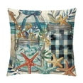 thumbnail image 1 of PHYHOO Pillow Covers Sea Beach Starfish Pillows Decorative Throw Pillows Decorations Farmhouse Decor Cushion Case for Sofa Couch, 1 of 5