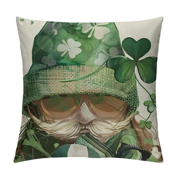 PHYHOO Pillow Covers St Patricks Day Decorations for Home Lucky Decorative Throw Pillows Farmhouse St Patricks Day Decor