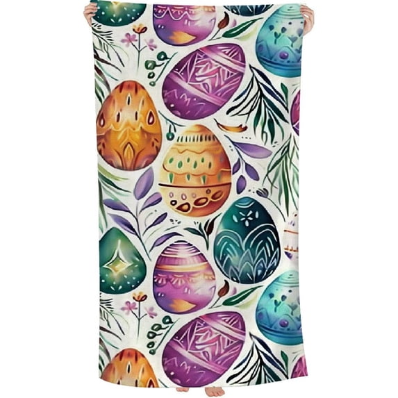 PHYHOO Print Sand Free Microfiber Beach Towel Lightweight Oversized Quick Dry for Kids & Adults for Swimming, Pool, Camping, Yoga, Traveling Essentials 30x60in