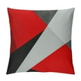 thumbnail image 1 of PHYHOO Red Black Gray Pillow Covers Geometric Cushion Covers for Kids Boys Girls,Simple Print Throw Pillow Covers Modern Geometry Bedroom Decor Cushion Cases, 1 of 5