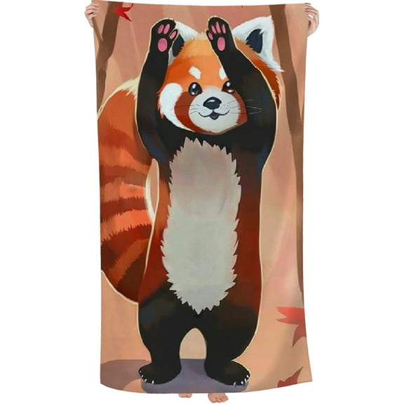 PHYHOO Red Oversized Super Soft & for Swimming 30x60in