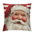 thumbnail image 1 of PHYHOO Red Stripes Red Throw Pillow Cover, Christmas Cushion Case Decoration for Sofa Couch White, 1 of 5