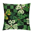 thumbnail image 1 of PHYHOO ST Patricks Day Throw Pillow Covers, Stripes Decoration for Sofa Couch, 1 of 5