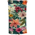 thumbnail image 1 of PHYHOO  Spring Colorful Flowers Seamless Beach Towel, Absorbent Quick Dry Swimming Yoga Beach Towels, Sand Free Microfiber Beach Towel 30x60in, 1 of 8