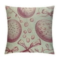thumbnail image 1 of PHYHOO  Spring Easter Pillow Covers  Pink Eggs Easter Themed Print Decorative Outdoor Throw Pillows Holiday Easter Decorations Cushion Covers Rustic Decor for Couch Sofa Bed, 1 of 5