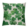thumbnail image 1 of PHYHOO St Patricks Day Pillow Cover Decor Farmhouse Holiday Spring Pillow Case Decorations for Home Sofa Couch (Green), 1 of 5