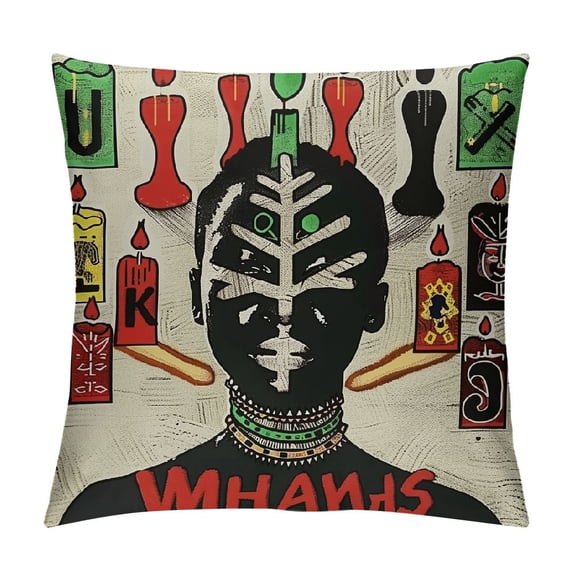 PHYHOO Throw Pillow Cover, Holiday Cushion Case Decoration for Sofa Couch
