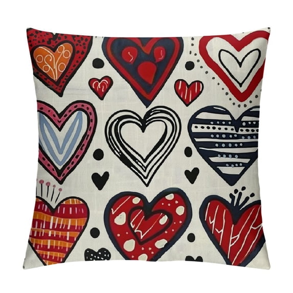 PHYHOO Valentines Day Pillow Covers Valentines Day Decor Love You More Valentine Pillows Decorative Throw Pillows Valentines Day Decorations