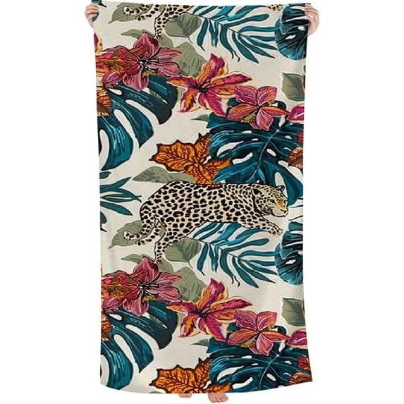 PHYHOO , on Printed Microfiber Pool Towel Lightweight Oversized Travel Must Have for The Swimming, , Camping, Summer Cru 30x60in