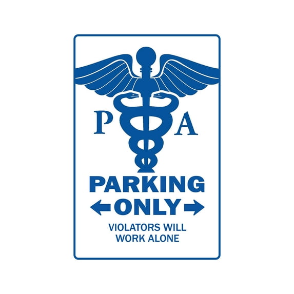 PHYSICIAN ASSISTANT Parking Decal pa medical dr doctor md | Indoor/Outdoor | 9" Tall