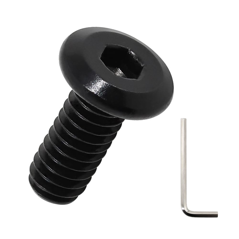 PHYSUN-1/4-20 x 1/2" Flat Head Hex Socket Cap Screws 25 Pcs, 18-8 (304 ...