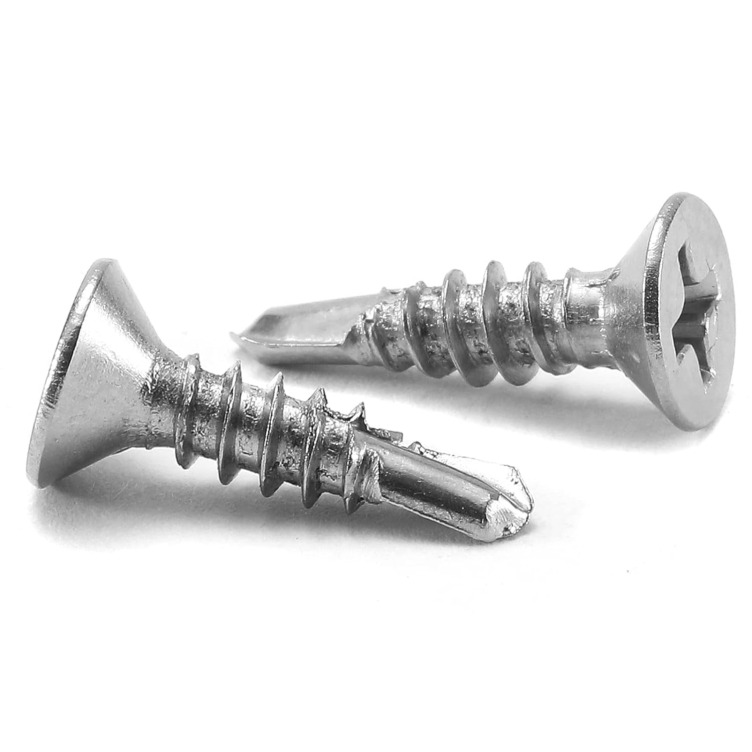 250 Vis à Métaux Tête Fraisée Acier Inox 316 #10 X 5/8" - Entraînement Carré