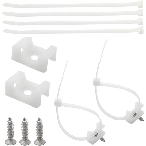 PHYSUN-80 Pack Saddle Type Cable Tie Mounts with Screws. High Strength ...
