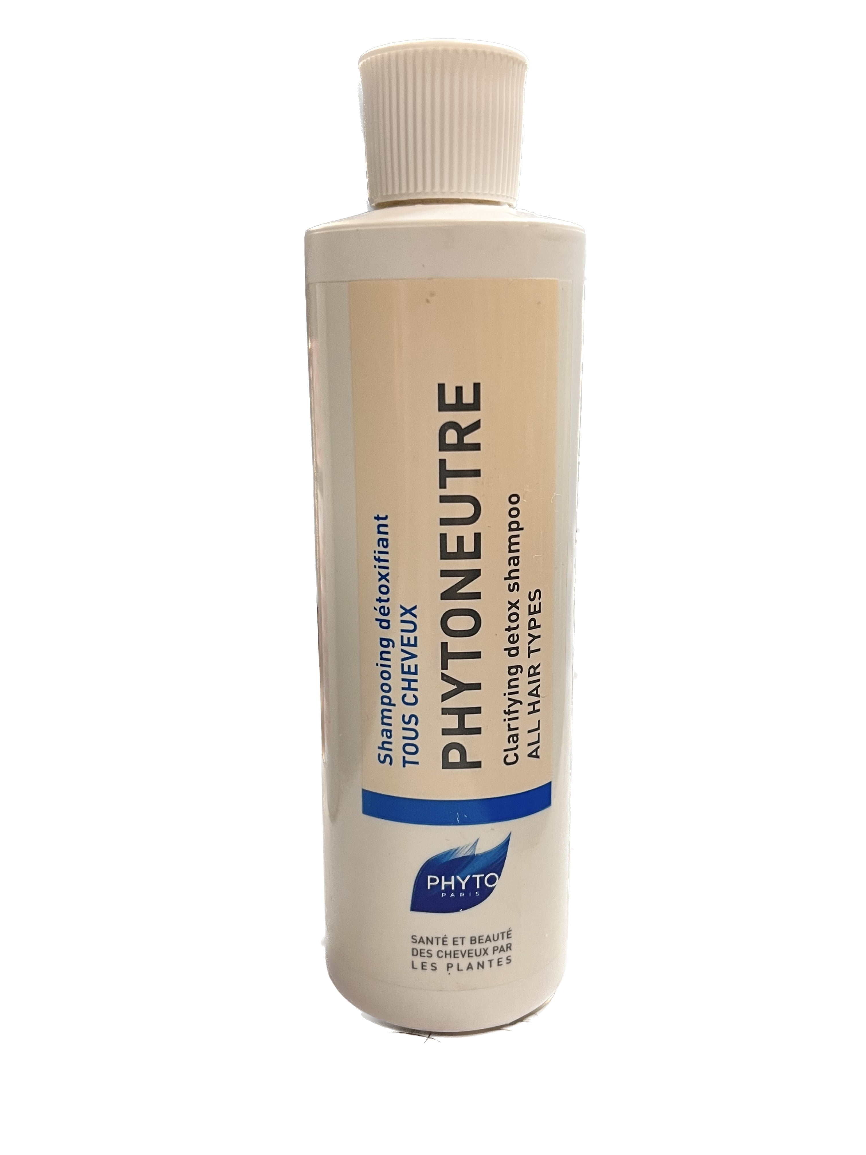 PHYTO Clarifying Detox Shampoo, 4.62 fl oz (with Free Steel