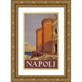thumbnail image 1 of PI Collection 21x32 Gold Ornate Wood Framed with Double Matting Museum Art Print Titled - Napoli, 1 of 4