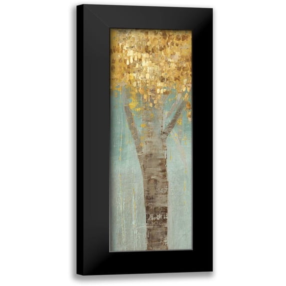 PI Galerie 11x24 Black Modern Framed Museum Art Print Titled - Faintest Breath II