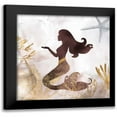 thumbnail image 1 of PI Galerie 12x12 Black Modern Framed Museum Art Print Titled - Mermaid II, 1 of 5