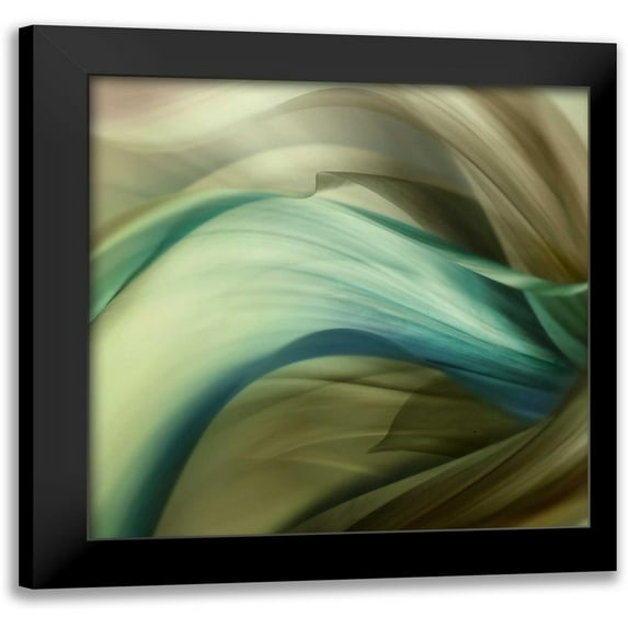 PI Galerie 12x12 Black Modern Framed Museum Art Print Titled - Splice