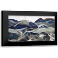 thumbnail image 1 of PI Galerie 14x10 Black Modern Framed Museum Art Print Titled - Gesture Land II, 1 of 5