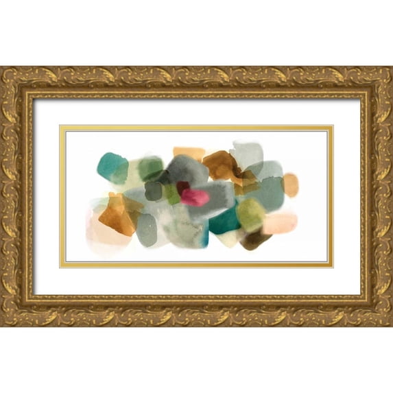 PI Galerie 14x9 Gold Ornate Wood Framed with Double Matting Museum Art Print Titled - Promises II