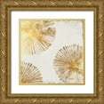 thumbnail image 1 of PI Galerie 15x15 Gold Ornate Wood Framed with Double Matting Museum Art Print Titled - Gold Star II, 1 of 4