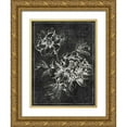 thumbnail image 1 of PI Galerie 15x18 Gold Ornate Wood Framed with Double Matting Museum Art Print Titled - Black Botanical I, 1 of 4