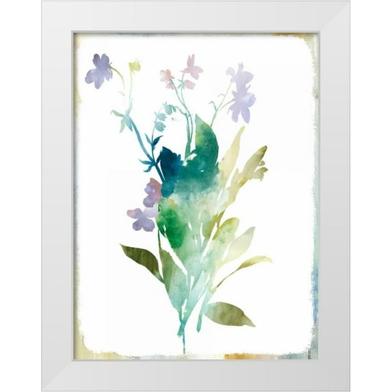 PI Galerie 15x18 White Modern Wood Framed Museum Art Print Titled - Summer Botanical I