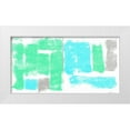 thumbnail image 1 of PI Galerie 18x11 White Modern Wood Framed Museum Art Print Titled - Geo II, 1 of 4