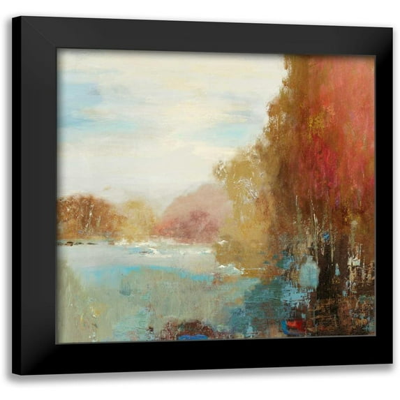 PI Galerie 20x20 Black Modern Framed Museum Art Print Titled - Underfoot