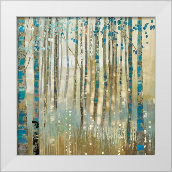 PI Galerie 26x26 White Modern Wood Framed Museum Art Print Titled - There will be Spring