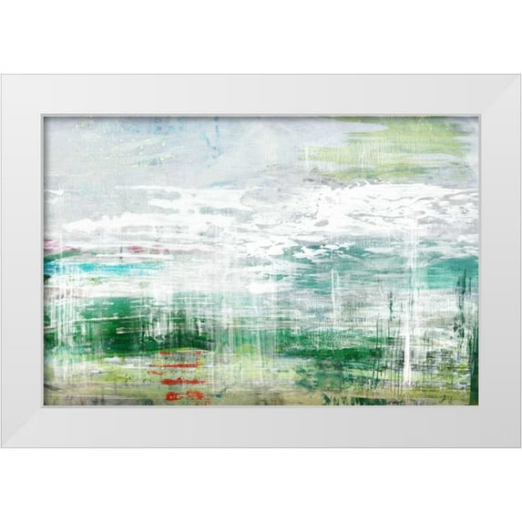 PI Galerie 32x23 White Modern Wood Framed Museum Art Print Titled - Seance