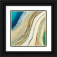 thumbnail image 1 of PI Gallery 12x12 Black Ornate Wood Framed with Double Matting Museum Art Print Titled - Agate I, 1 of 4