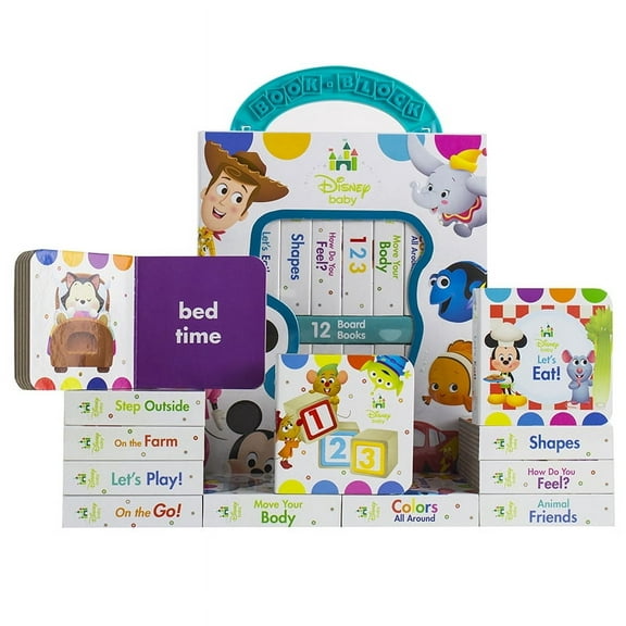 PI Kids My First Library Disney Baby, 12 Books Per Set, 2 Sets