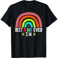 thumbnail image 1 of PI RAINBOW Math Science STEM Gift 3.14 Best Day Ever Pi Day T-Shirt, 1 of 4