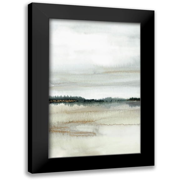PI Studio 10x14 Black Modern Framed Museum Art Print Titled - Home Before Dark II