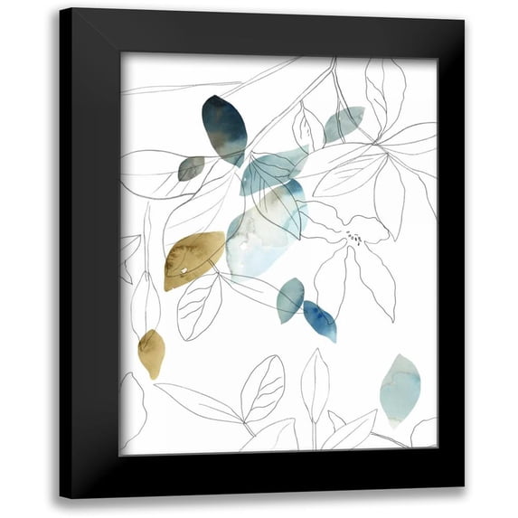 PI Studio 11x14 Black Modern Framed Museum Art Print Titled - Frond II