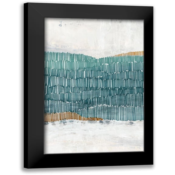PI Studio 11x14 Black Modern Framed Museum Art Print Titled - Ocean Park II