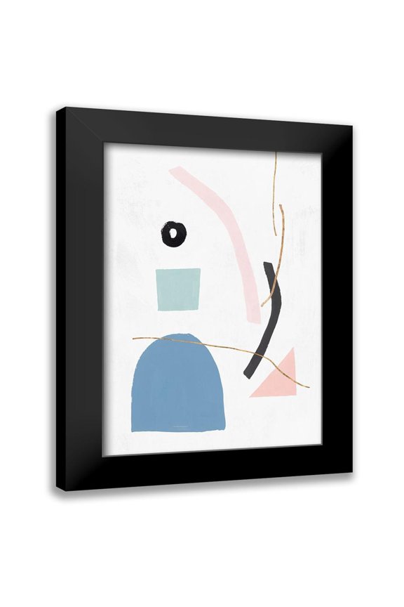 PI Studio 11x14 Black Modern Framed Museum Art Print Titled - Precision II Blush Version