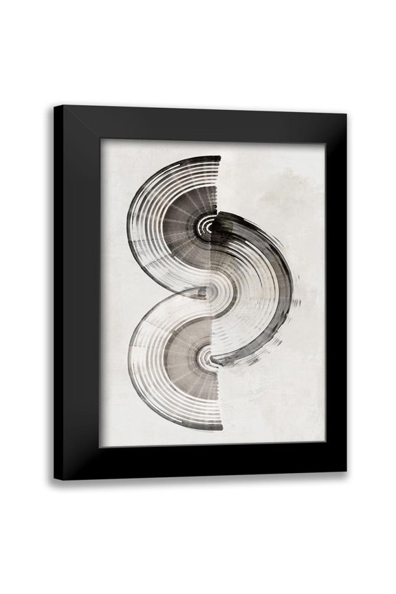 PI Studio 11x14 Black Modern Framed Museum Art Print Titled - Sophisticatted Lines II