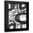 thumbnail image 1 of PI Studio 11x14 Black Modern Framed Museum Art Print Titled - Swirling I, 1 of 5