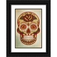 thumbnail image 1 of PI Studio 11x14 Black Ornate Wood Framed with Double Matting Museum Art Print Titled - Day of the Dead Skull I, 1 of 4