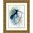 thumbnail image 1 of PI Studio 11x14 Gold Ornate Wood Framed with Double Matting Museum Art Print Titled - Blue Bliss, 1 of 4